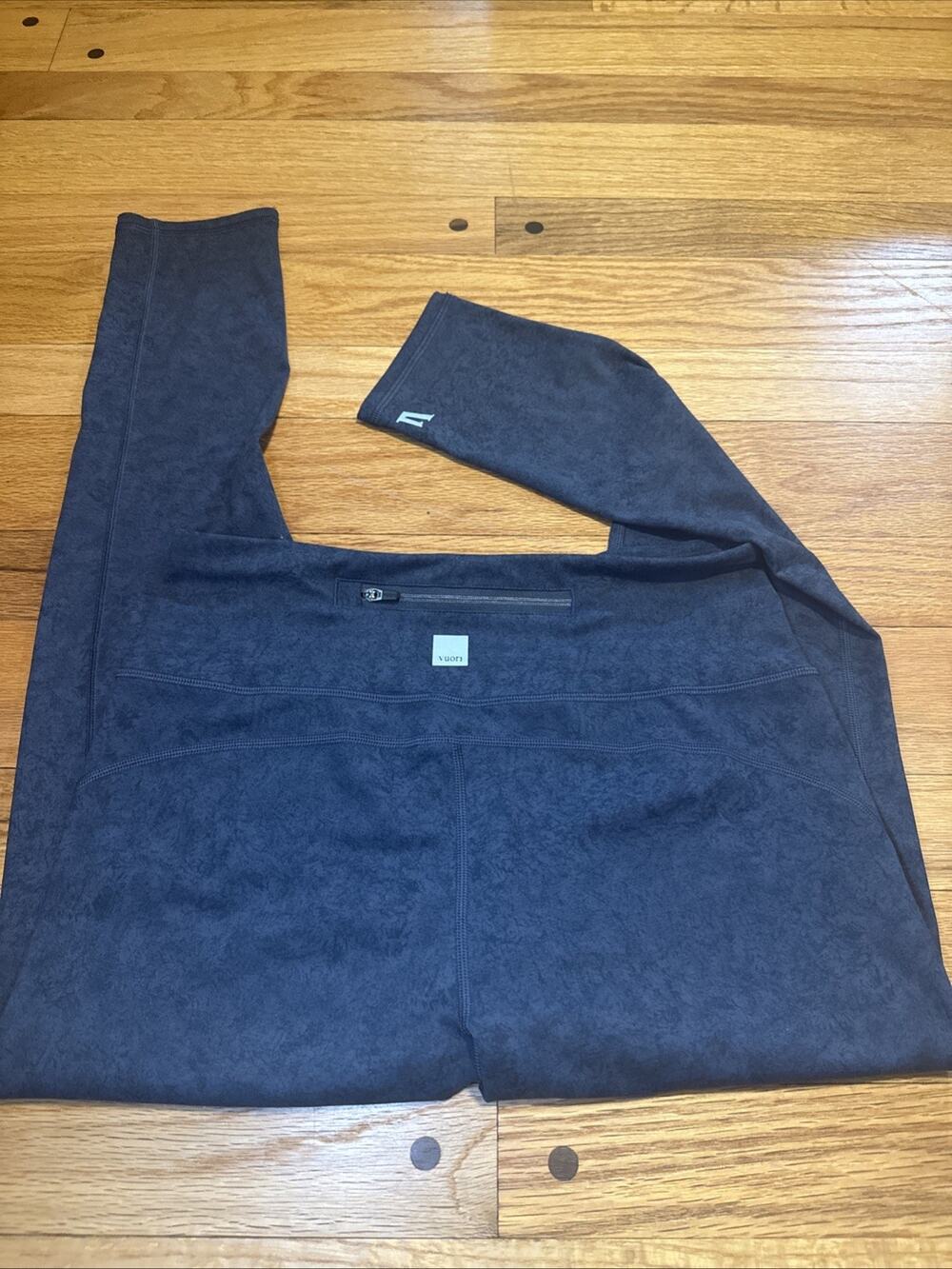 Vuori Pace High Rise Leggings Ocean Texture Women’s Sz S